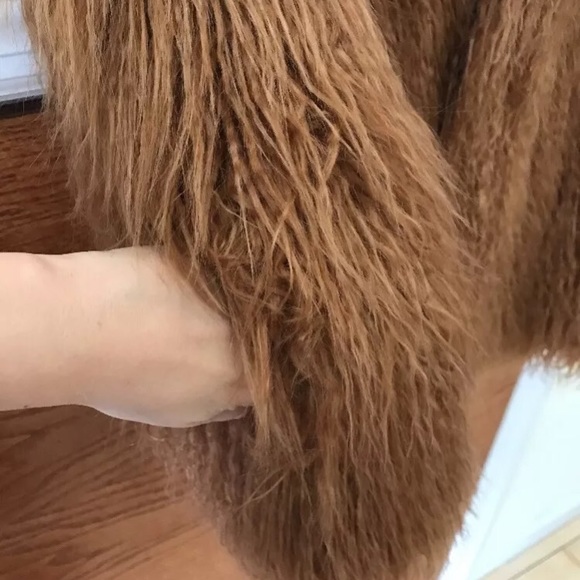 Stella McCartney faux tan Mongolian fur vest Small - Picture 2 of 6